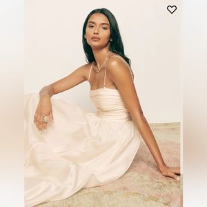 Reformation Kastoria Dress in Cream